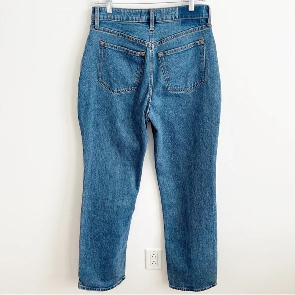 Abercrombie Curve Love High Rise 90s Relaxed Jeans Medium Wash 27 Long - Picture 7 of 14